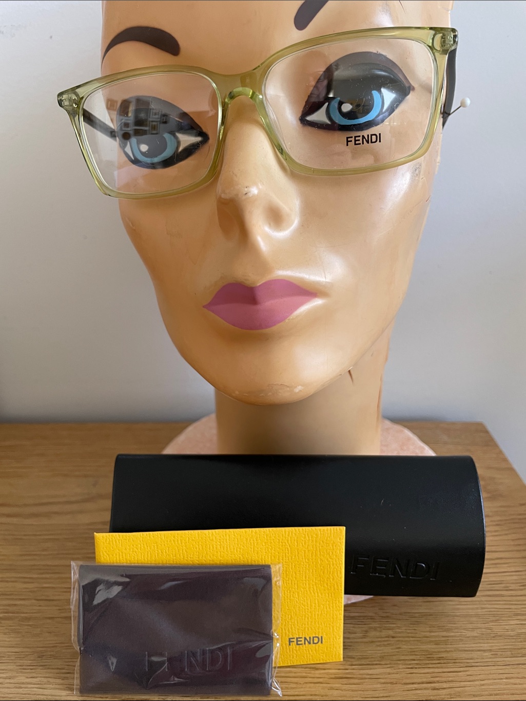 Authentic Fendi F945 Eyeglass Frame C312 53/14 135 Nwt Case, Cloth, Coa